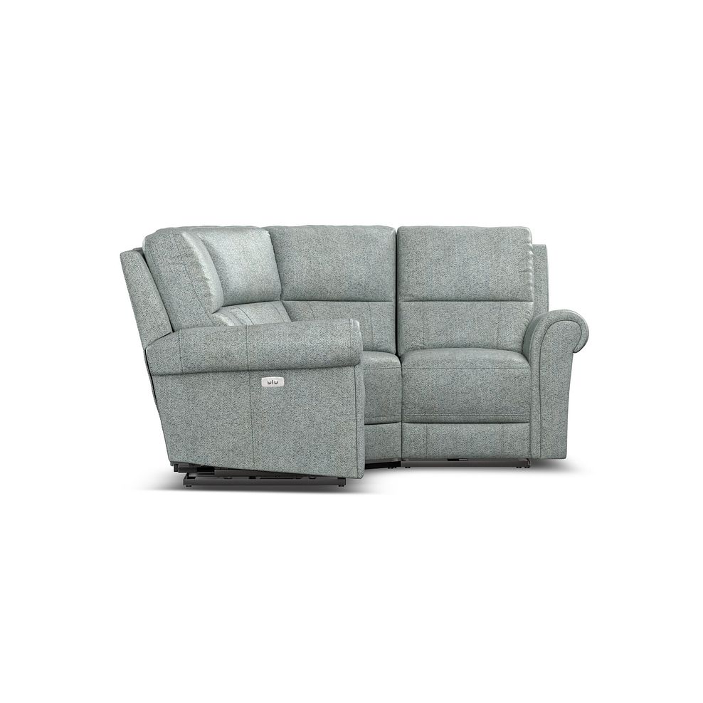 Colorado Electric Reclining Modular Group 1 in Santos Steel Fabric 8