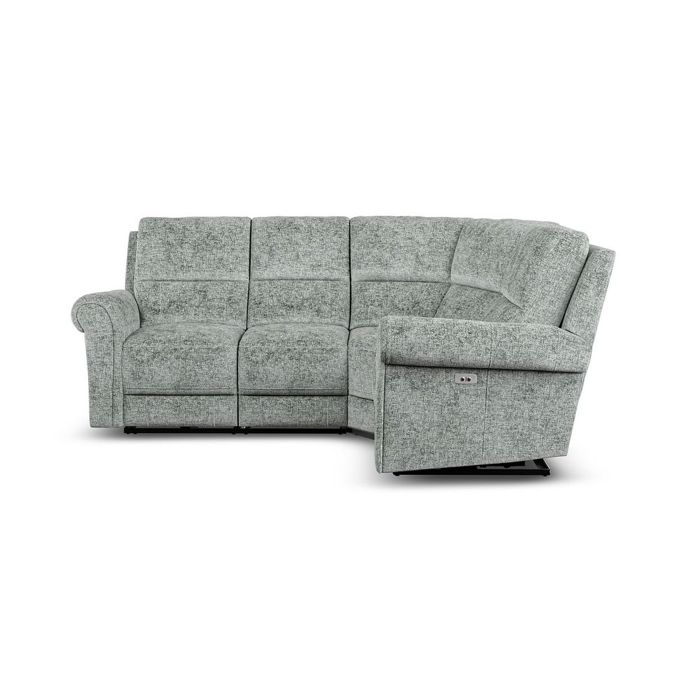 Colorado Electric Reclining Left Hand Modular Group 2 in Hopsack Platinum Fabric 5