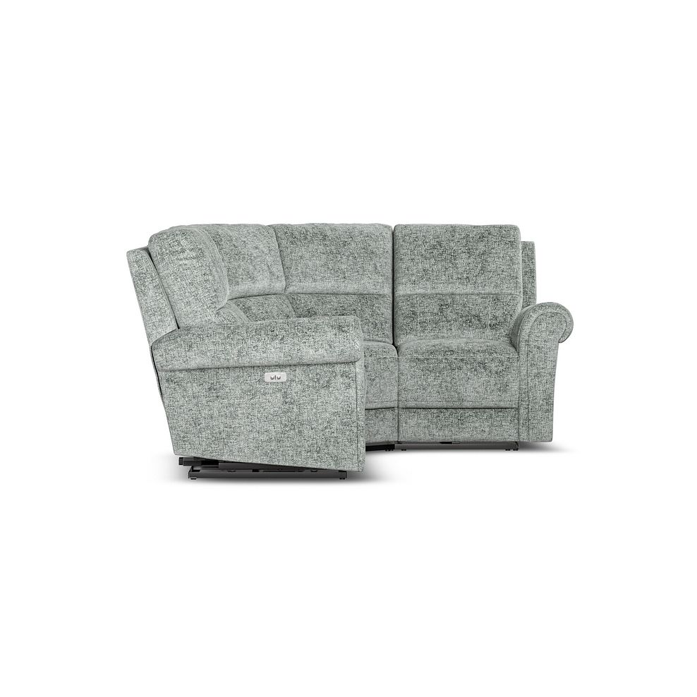 Colorado Electric Reclining Left Hand Modular Group 2 in Hopsack Platinum Fabric 7
