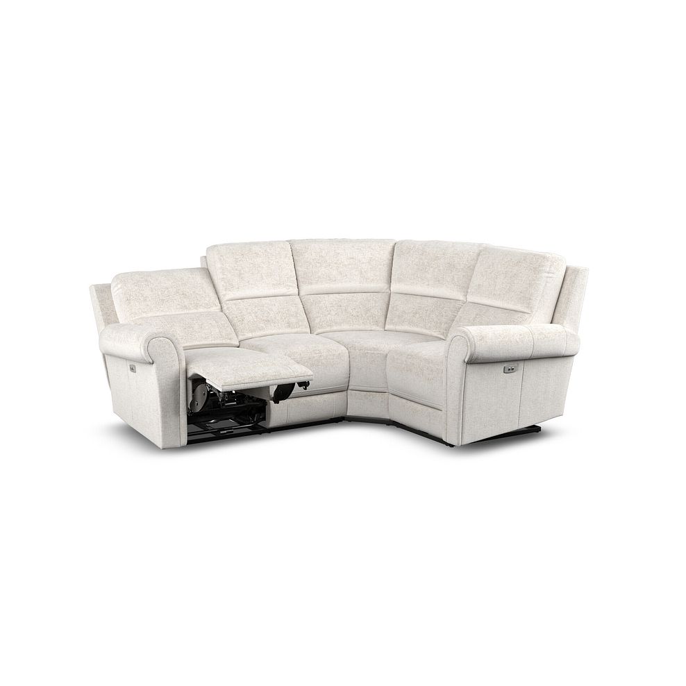 Colorado Electric Reclining Left Hand Modular Group 2 in Hopsack Natural Fabric 3