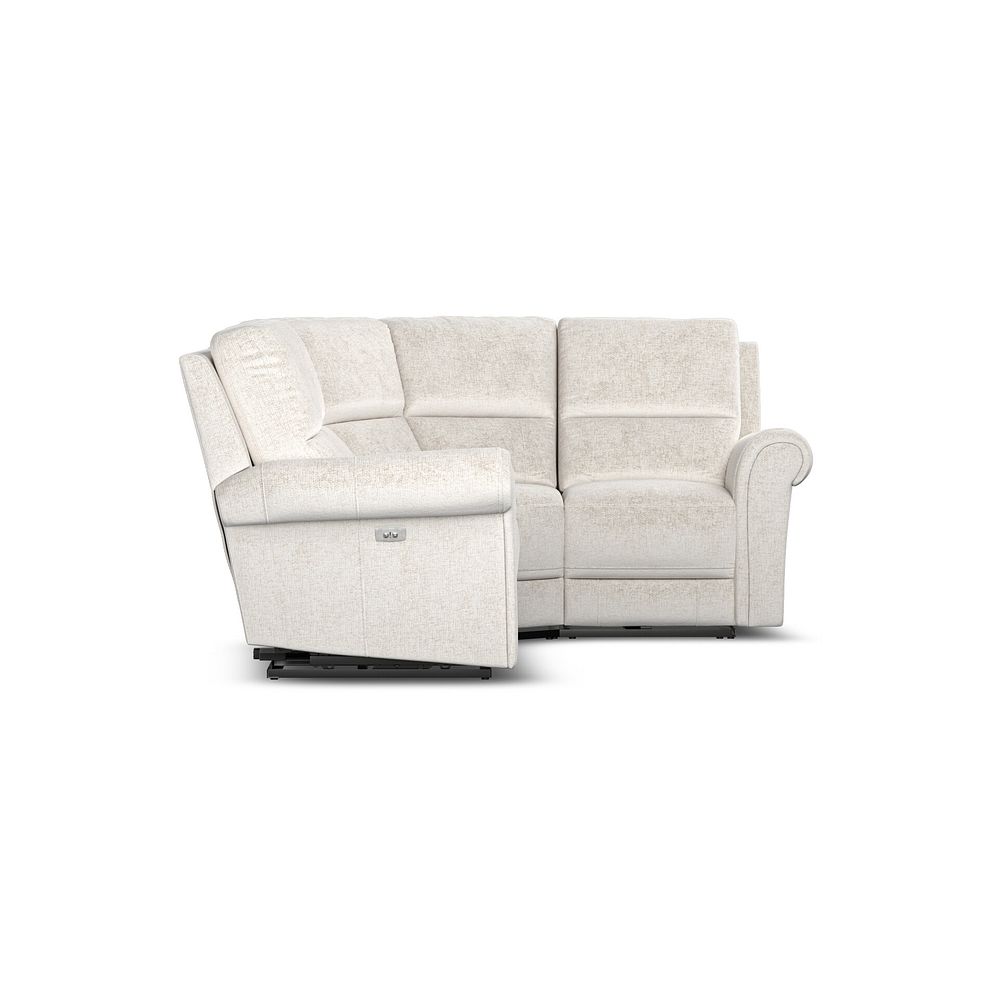 Colorado Electric Reclining Left Hand Modular Group 2 in Hopsack Natural Fabric 7