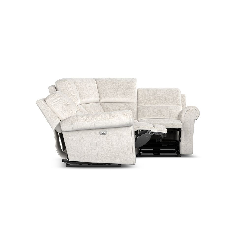 Colorado Electric Reclining Left Hand Modular Group 2 in Hopsack Natural Fabric 8