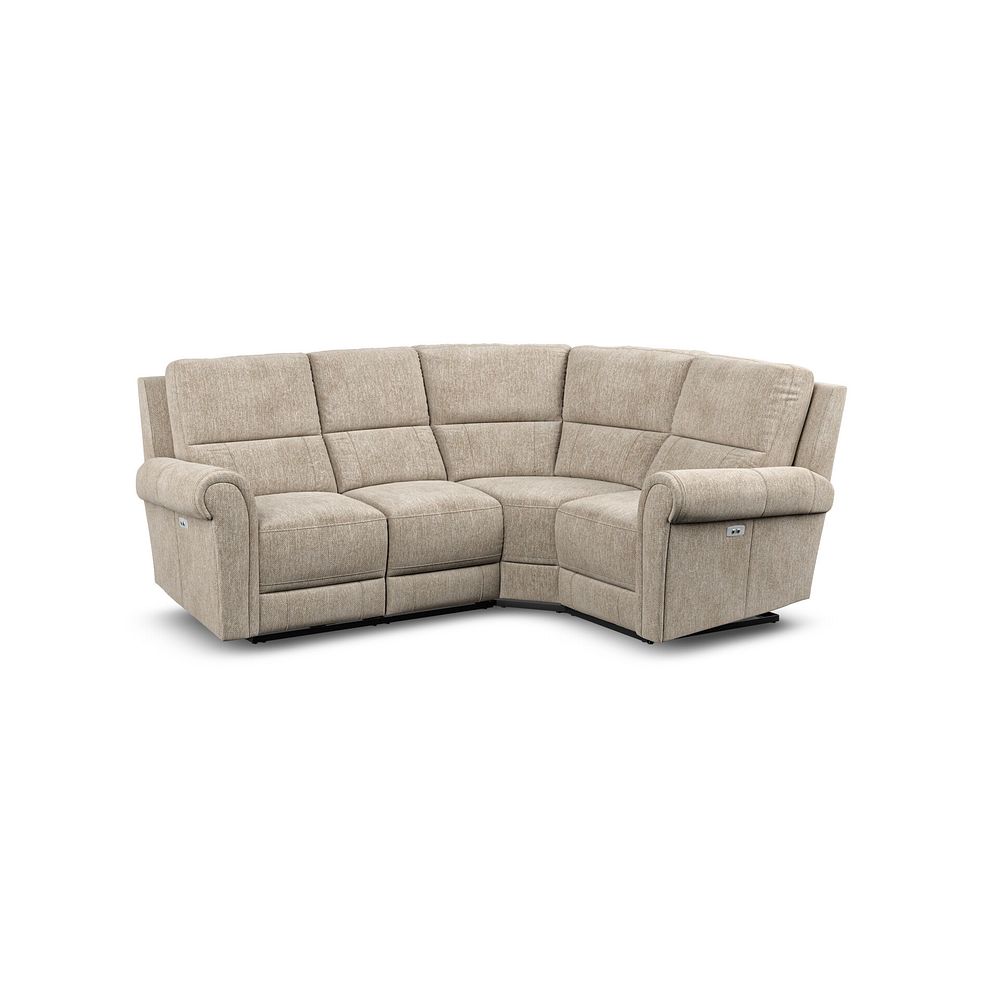 Colorado Electric Reclining Left Hand Modular Group 2 in Jetta Beige Fabric 1