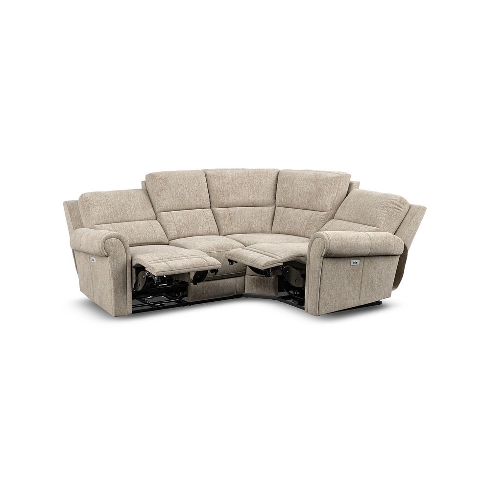 Colorado Electric Reclining Left Hand Modular Group 2 in Jetta Beige Fabric 4