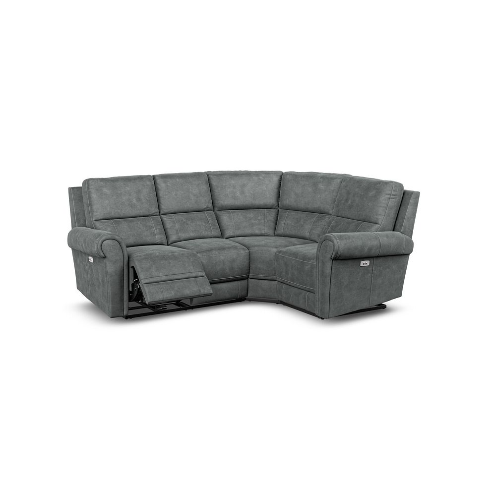 Colorado Electric Reclining Left Hand Modular Group 2 in Miller Grey Fabric 2