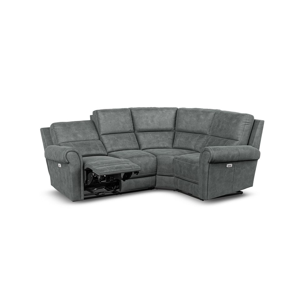 Colorado Electric Reclining Left Hand Modular Group 2 in Miller Grey Fabric 3