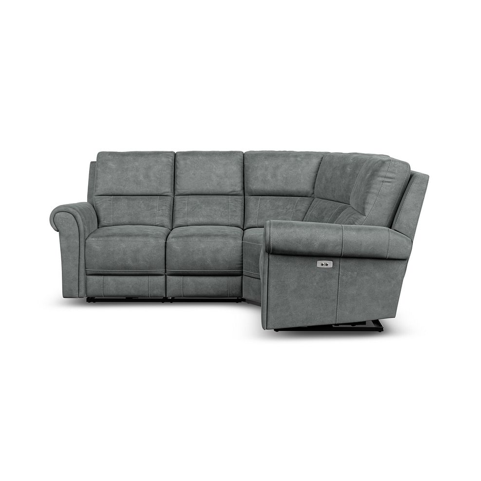 Colorado Electric Reclining Left Hand Modular Group 2 in Miller Grey Fabric 5