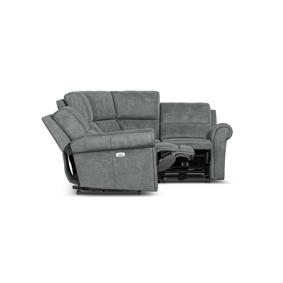 Colorado Electric Reclining Left Hand Modular Group 2 in Miller Grey Fabric 8