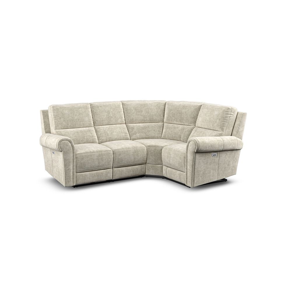 Colorado Electric Reclining Left Hand Modular Group 2 in Plush Beige Fabric 1