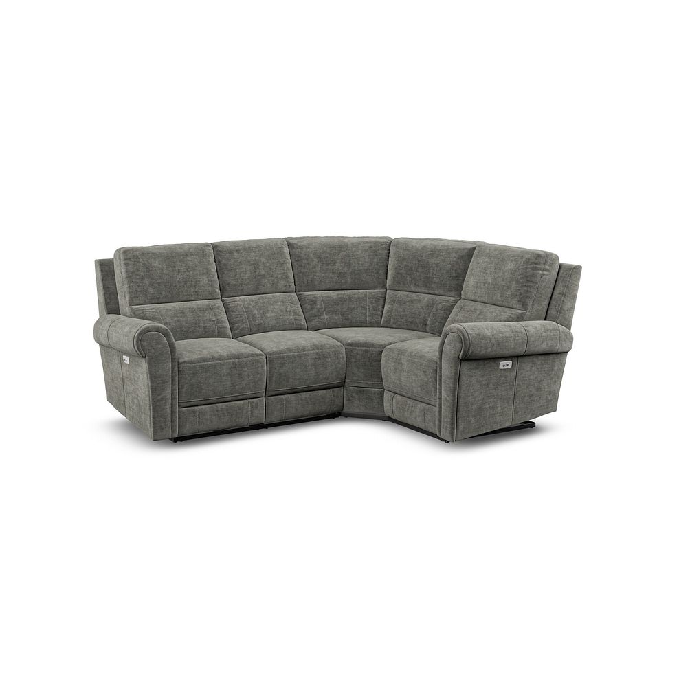 Colorado Electric Reclining Left Hand Modular Group 2 in Plush Charcoal Fabric 1