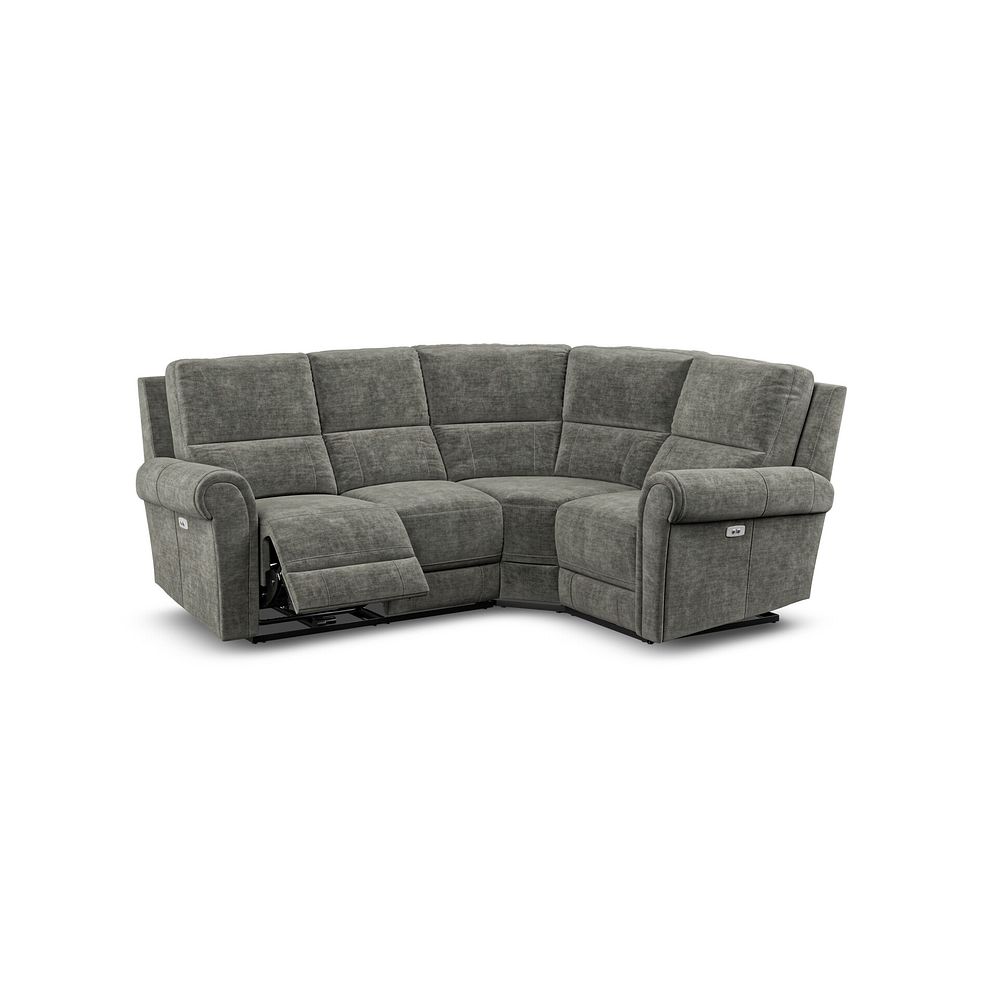 Colorado Electric Reclining Left Hand Modular Group 2 in Plush Charcoal Fabric 2