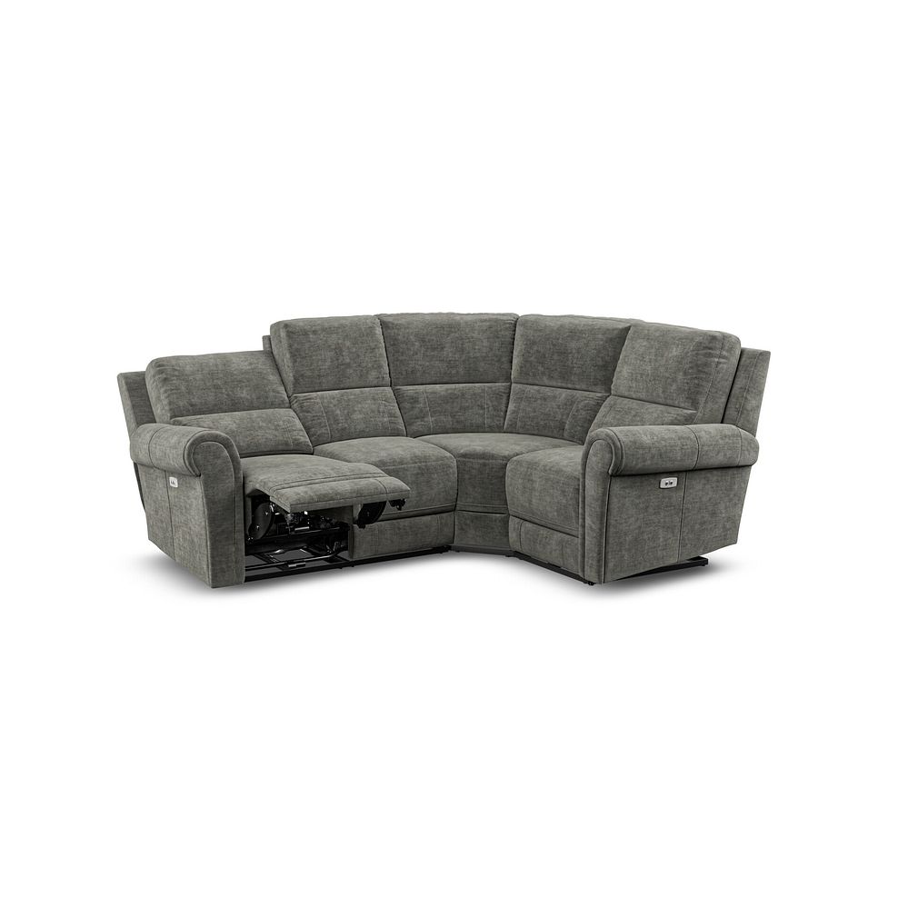 Colorado Electric Reclining Left Hand Modular Group 2 in Plush Charcoal Fabric 3