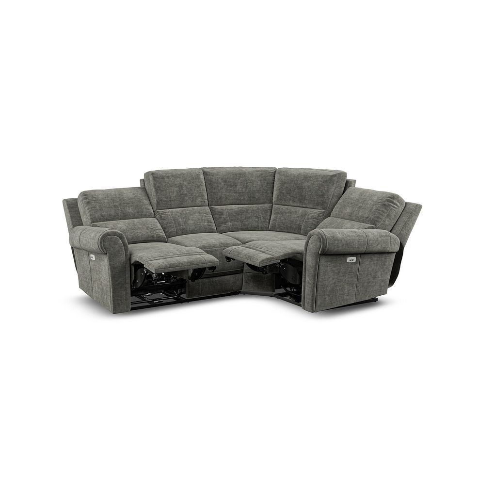 Colorado Electric Reclining Left Hand Modular Group 2 in Plush Charcoal Fabric 4