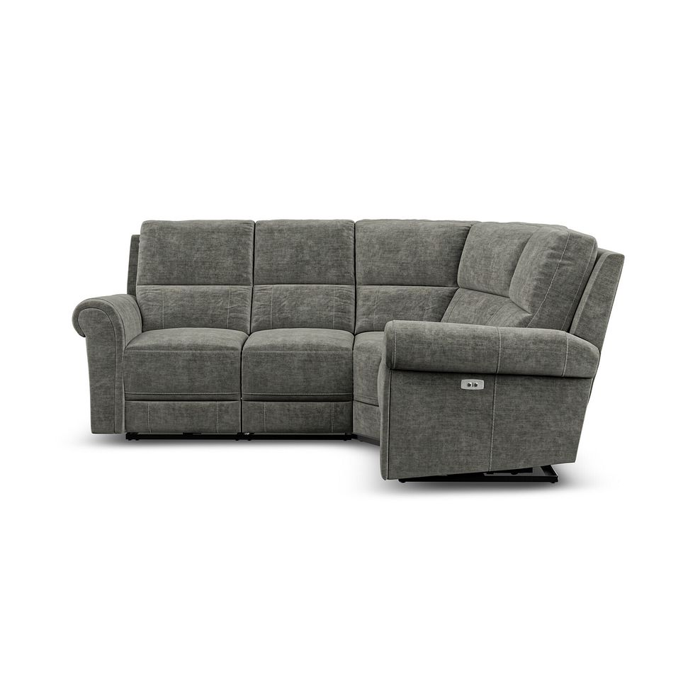 Colorado Electric Reclining Left Hand Modular Group 2 in Plush Charcoal Fabric 5