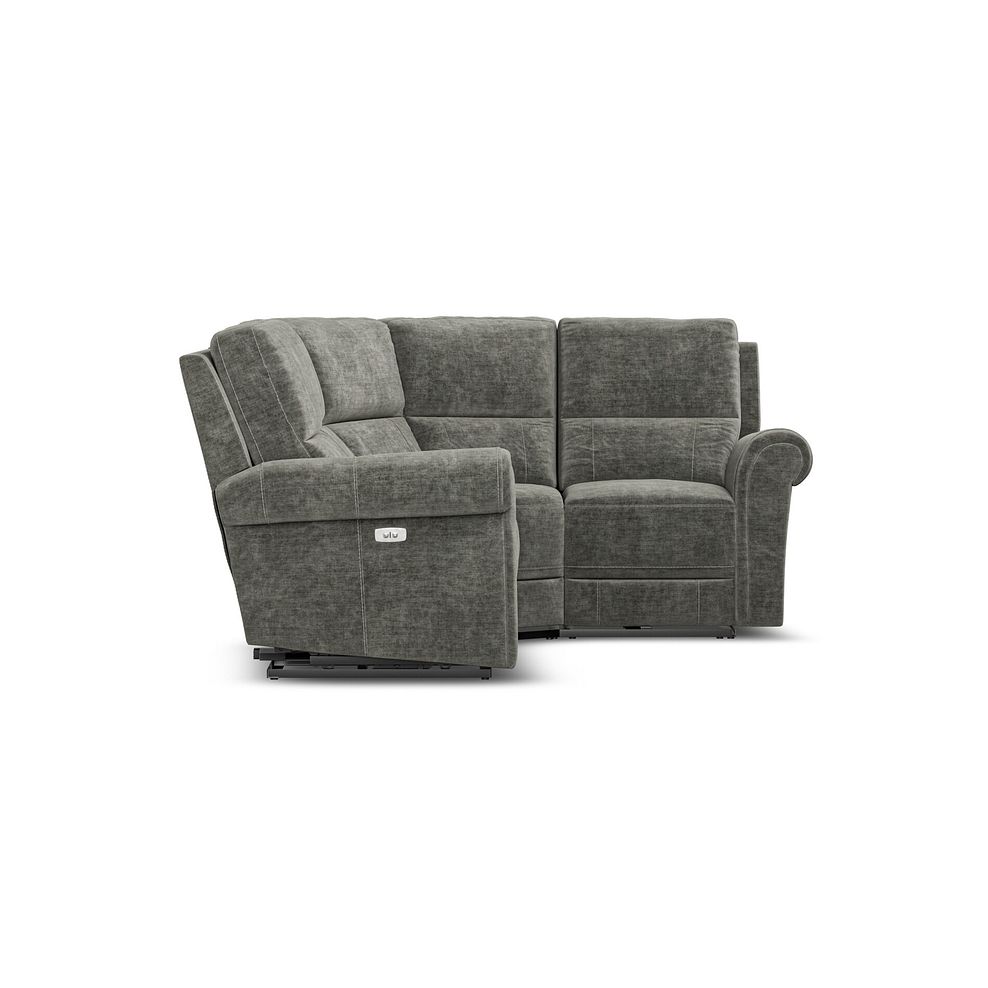 Colorado Electric Reclining Left Hand Modular Group 2 in Plush Charcoal Fabric 7