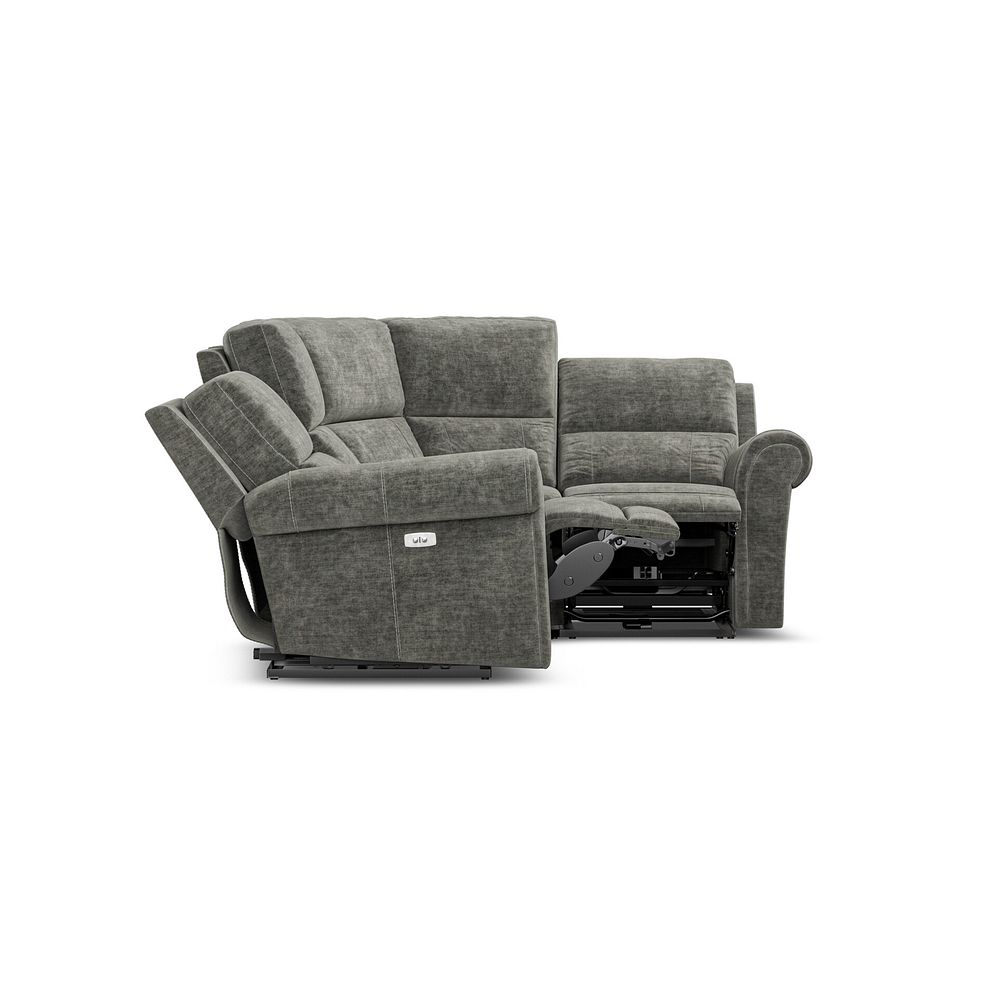Colorado Electric Reclining Left Hand Modular Group 2 in Plush Charcoal Fabric 8