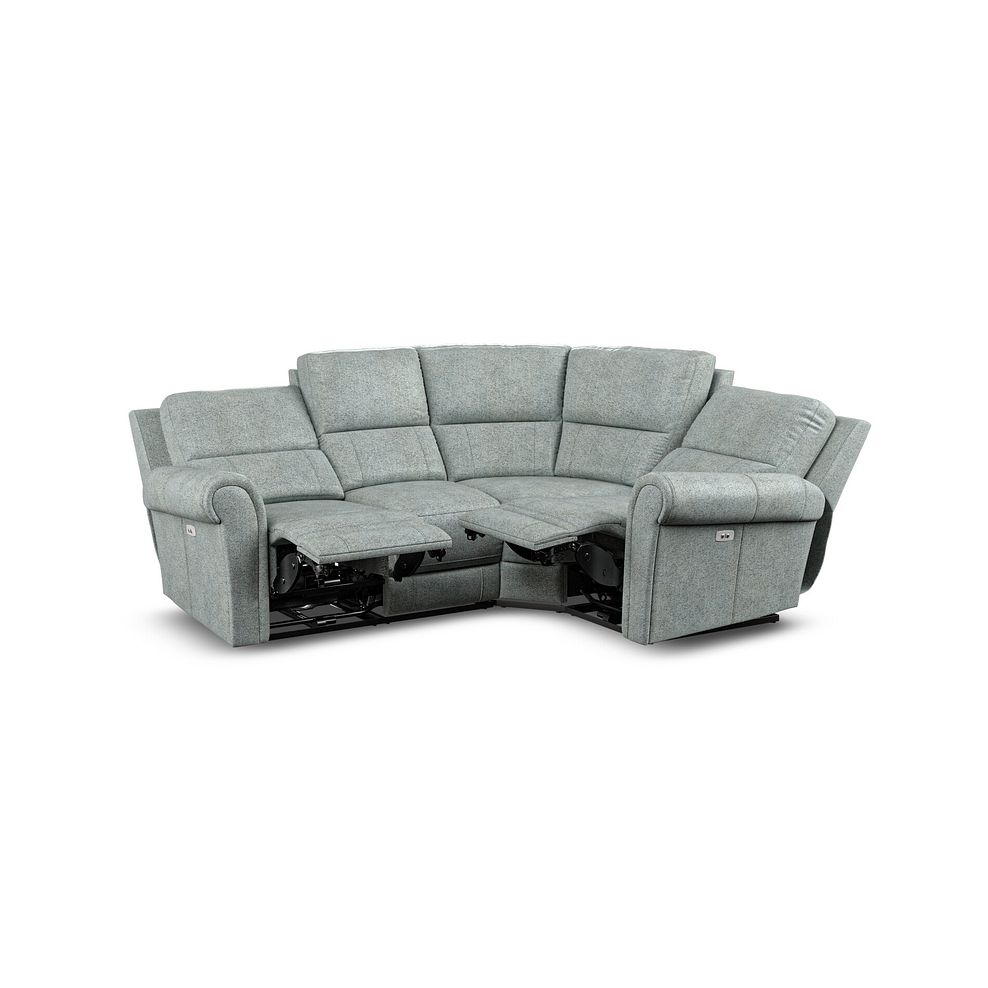 Colorado Electric Reclining Left Hand Modular Group 2 in Santos Steel Fabric 4