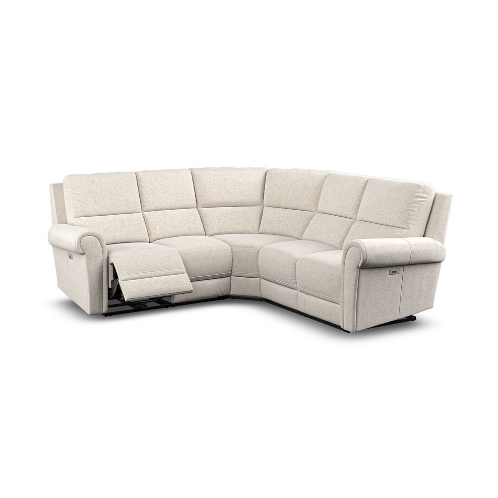 Colorado Electric Reclining Modular Group 3 in Hopsack Natural Fabric 3