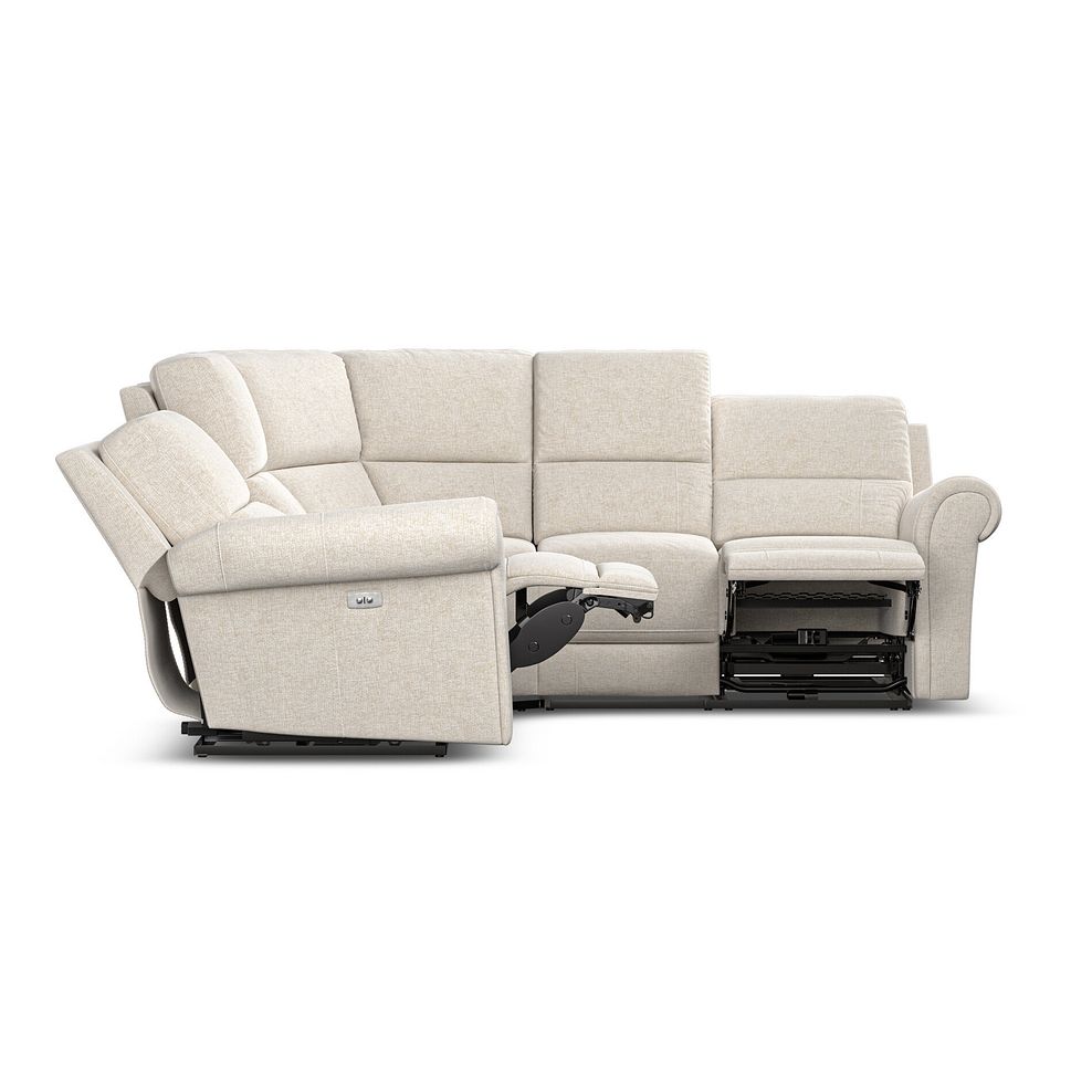 Colorado Electric Reclining Modular Group 3 in Hopsack Natural Fabric 9