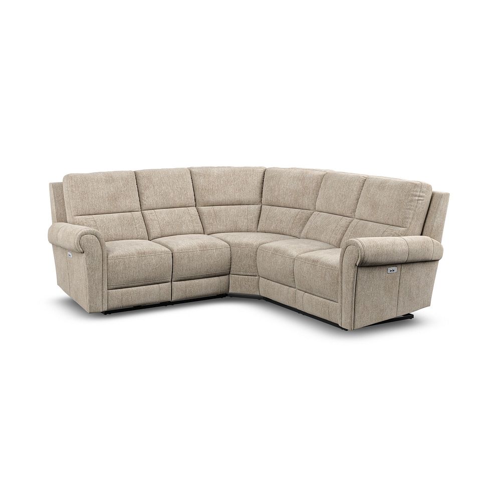 Colorado Electric Reclining Modular Group 3 in Jetta Beige Fabric 2