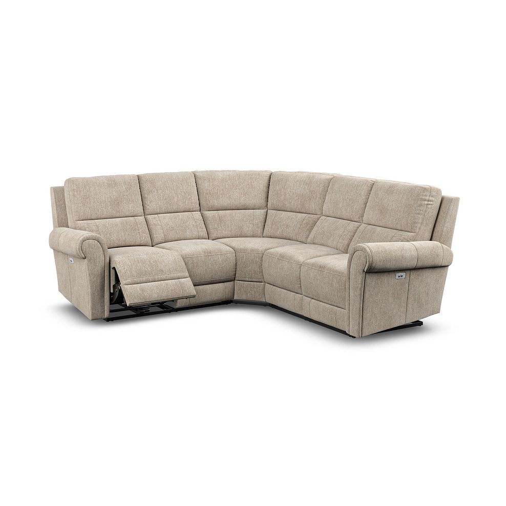 Colorado Electric Reclining Modular Group 3 in Jetta Beige Fabric 3