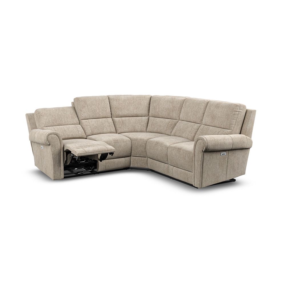Colorado Electric Reclining Modular Group 3 in Jetta Beige Fabric 4