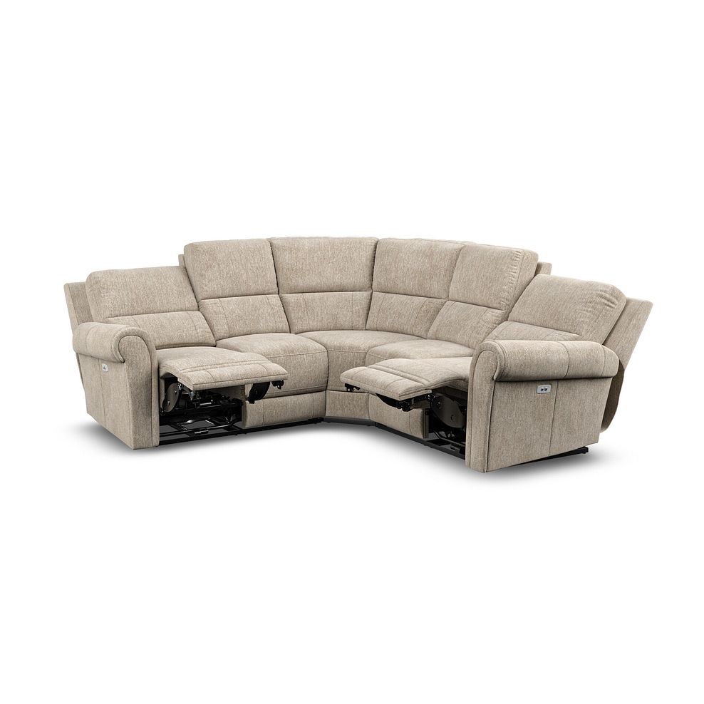 Colorado Electric Reclining Modular Group 3 in Jetta Beige Fabric 5