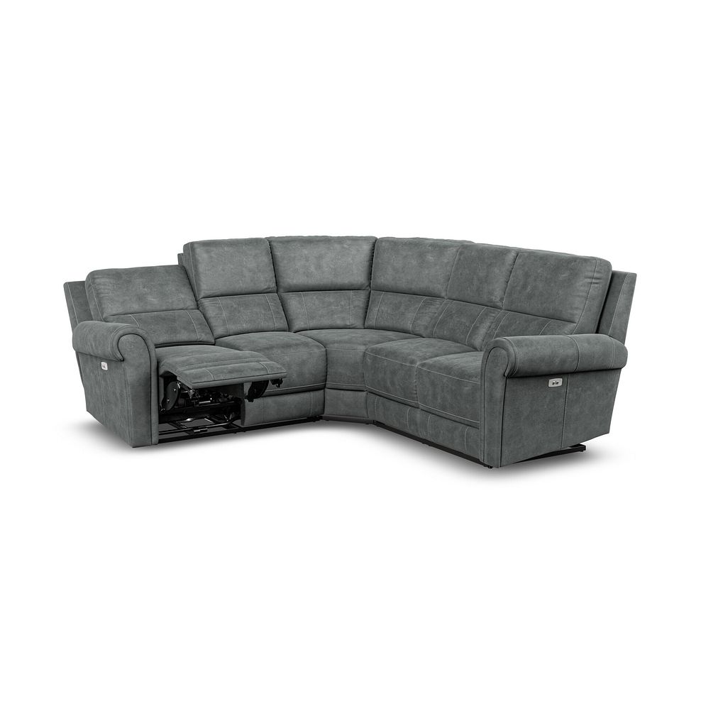 Colorado Electric Reclining Modular Group 3 in Miller Grey Fabric 3