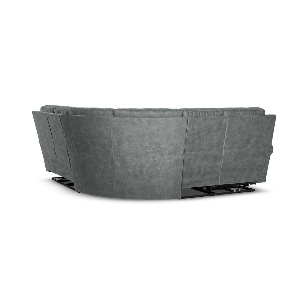 Colorado Electric Reclining Modular Group 3 in Miller Grey Fabric 6