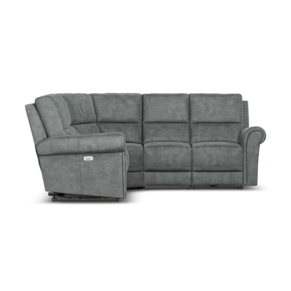 Colorado Electric Reclining Modular Group 3 in Miller Grey Fabric 7