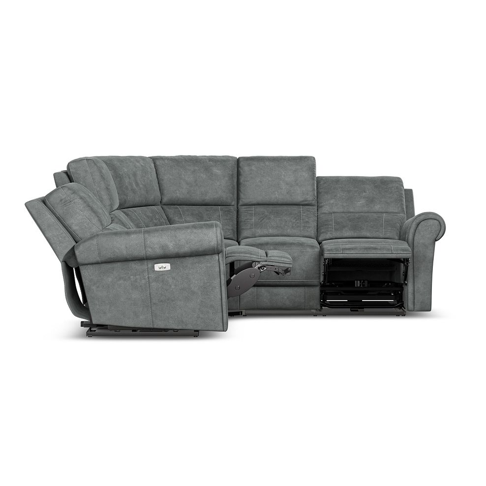 Colorado Electric Reclining Modular Group 3 in Miller Grey Fabric 8