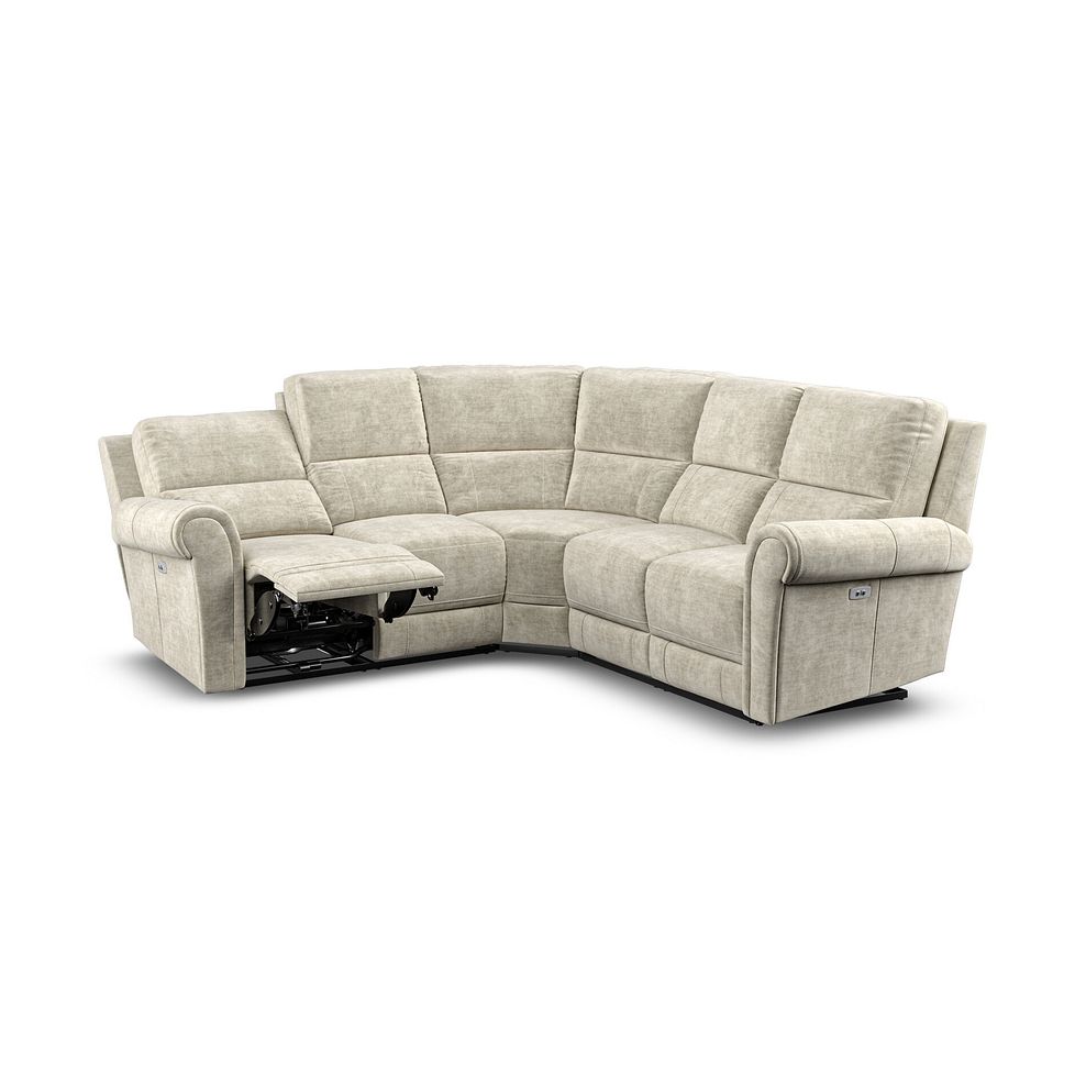 Colorado Electric Reclining Modular Group 3 in Plush Beige Fabric 4