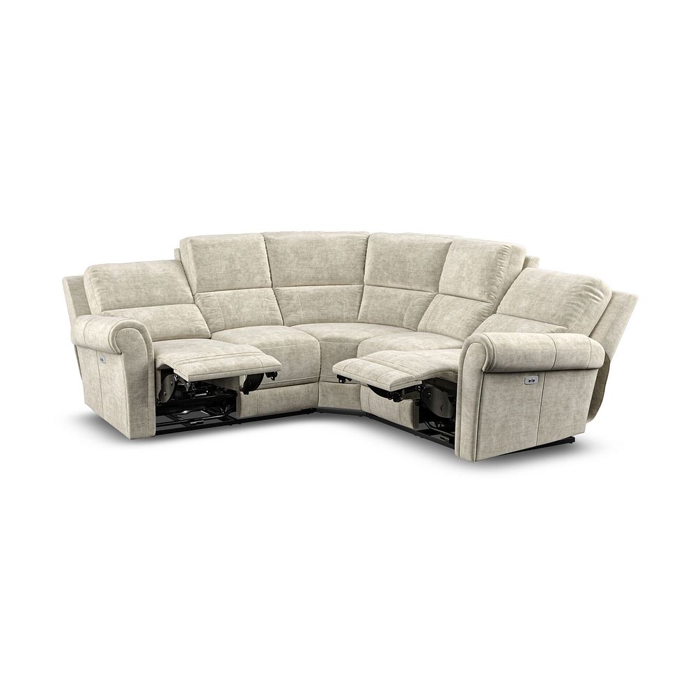Colorado Electric Reclining Modular Group 3 in Plush Beige Fabric 5
