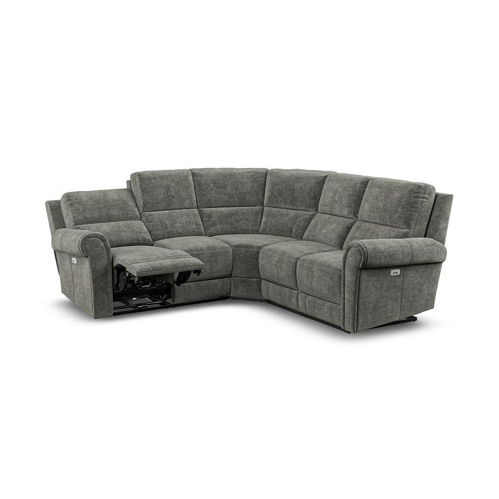 Colorado Electric Reclining Modular Group 3 in Plush Charcoal Fabric 3