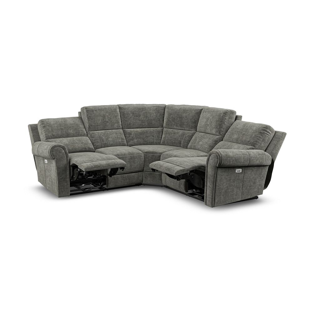 Colorado Electric Reclining Modular Group 3 in Plush Charcoal Fabric 4