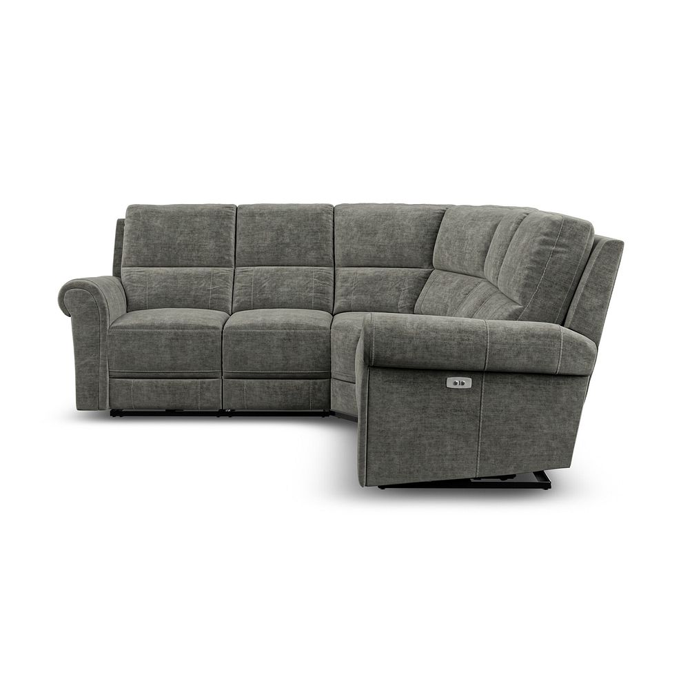 Colorado Electric Reclining Modular Group 3 in Plush Charcoal Fabric 5