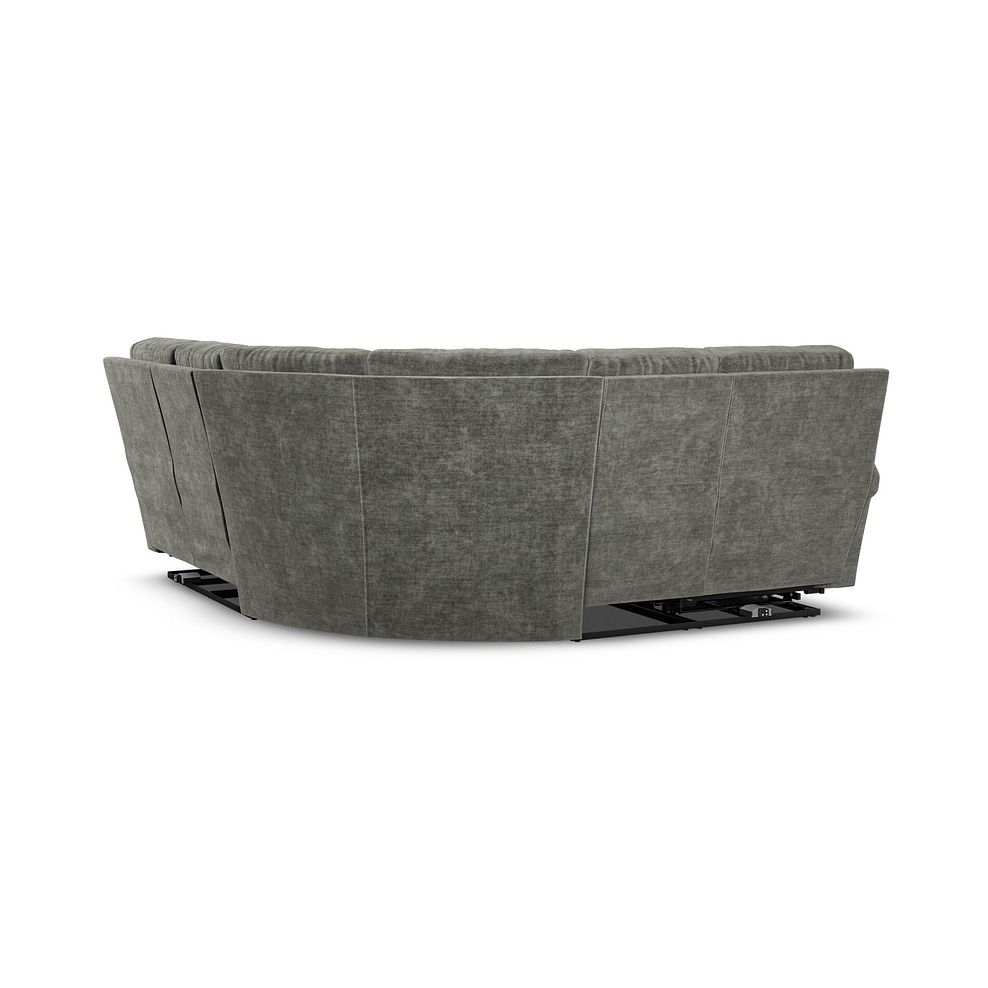 Colorado Electric Reclining Modular Group 3 in Plush Charcoal Fabric 6