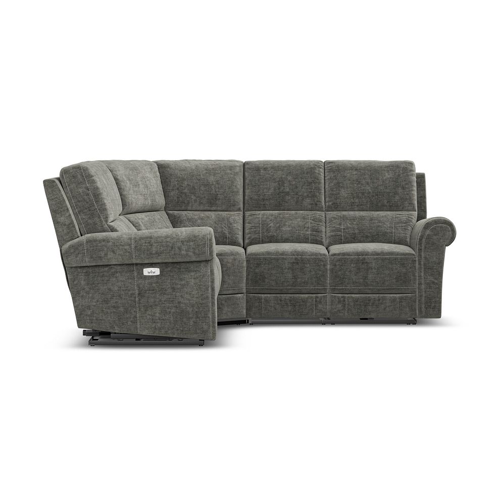 Colorado Electric Reclining Modular Group 3 in Plush Charcoal Fabric 7