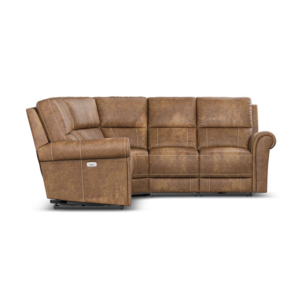 Colorado Electric Reclining Modular Group 3 in Ranch Brown Fabric 7