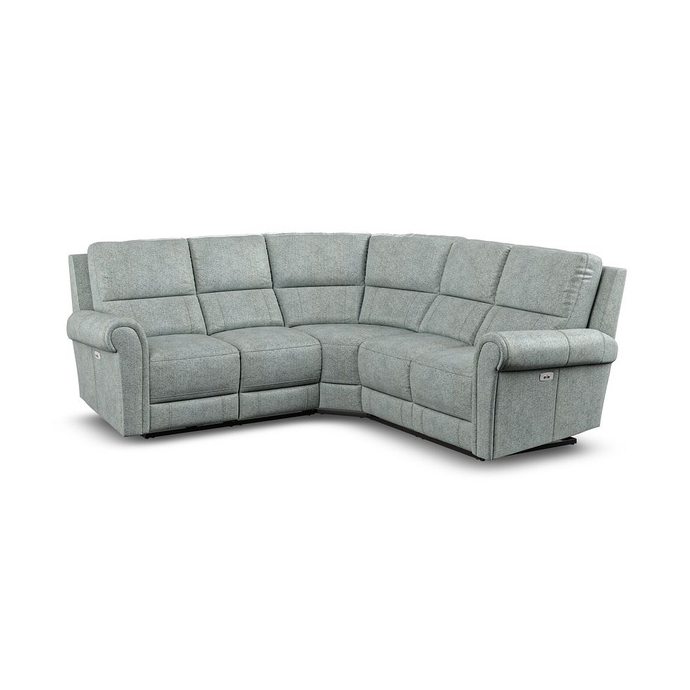 Colorado Electric Reclining Modular Group 3 in Santos Steel Fabric 2