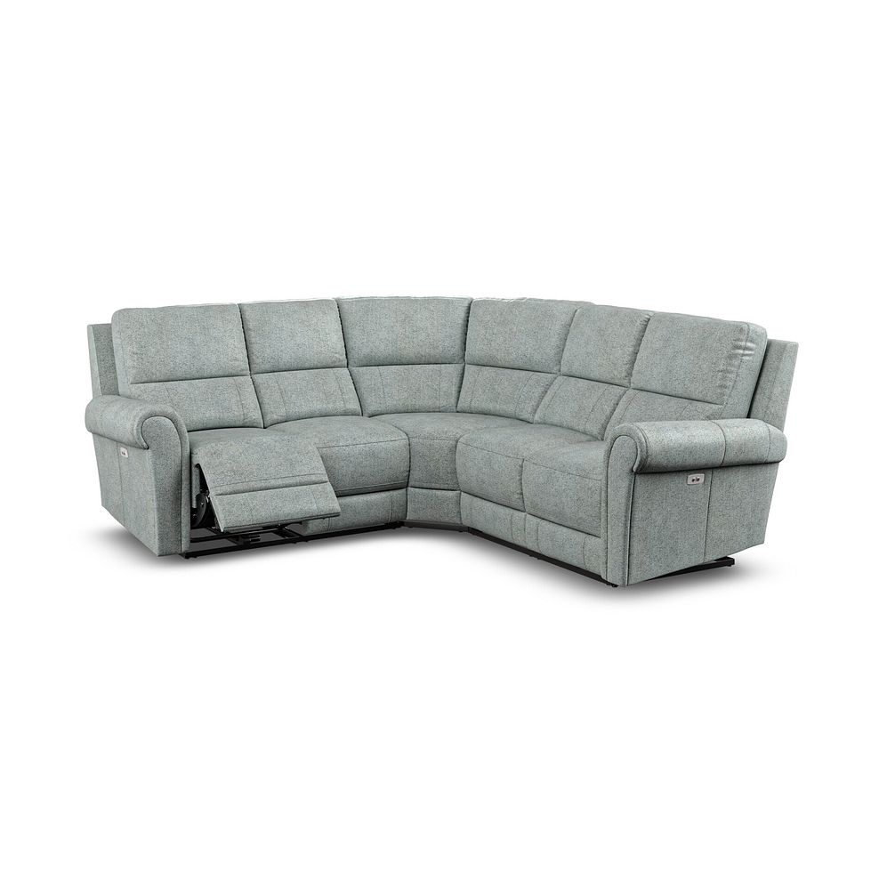 Colorado Electric Reclining Modular Group 3 in Santos Steel Fabric 3