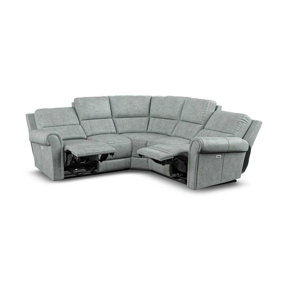 Colorado Electric Reclining Modular Group 3 in Santos Steel Fabric 5