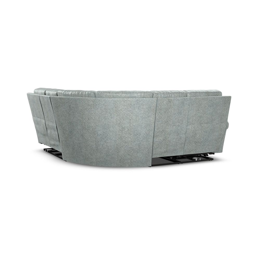 Colorado Electric Reclining Modular Group 3 in Santos Steel Fabric 7