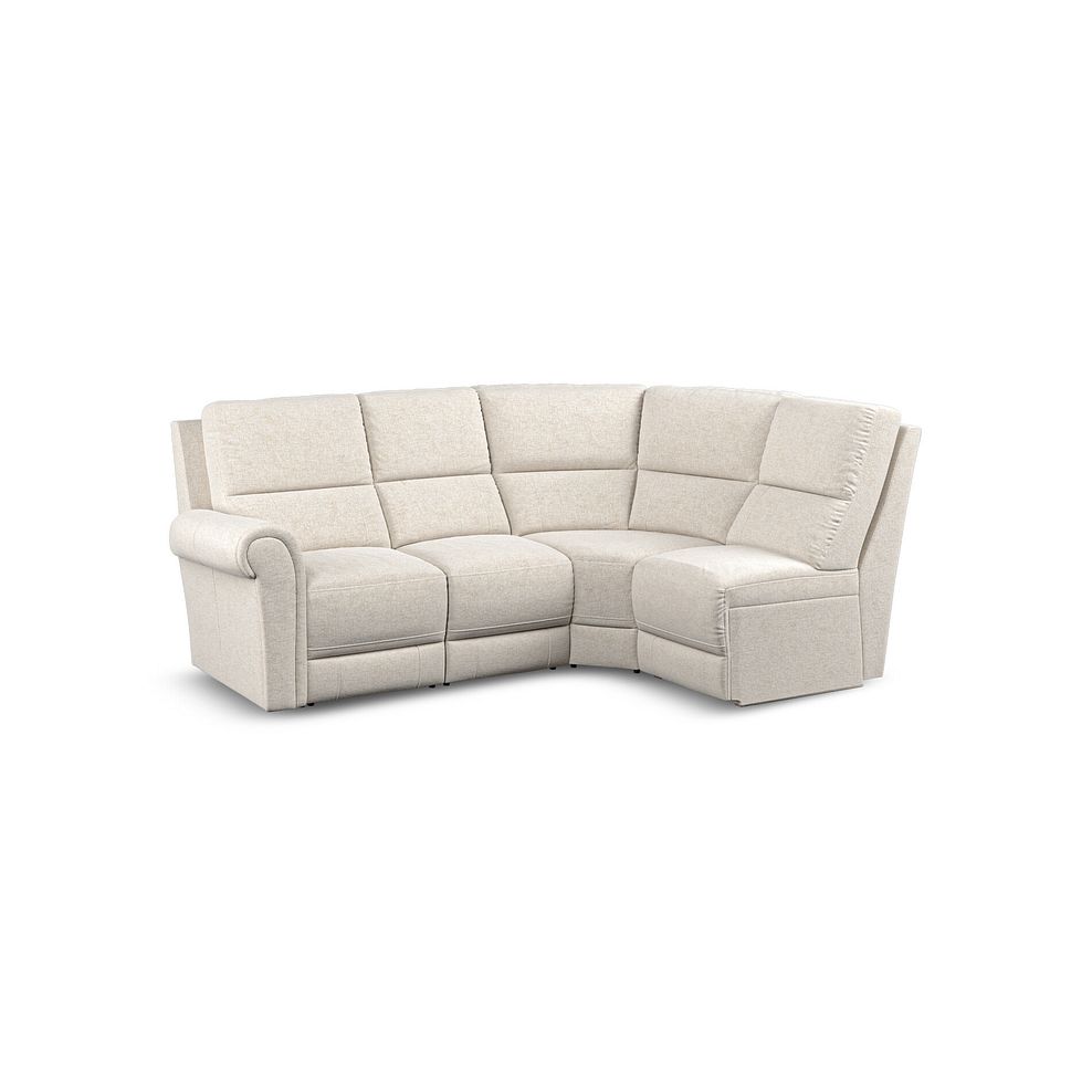 Colorado Electric Reclining Modular Group 4 in Hopsack Natural Fabric 2