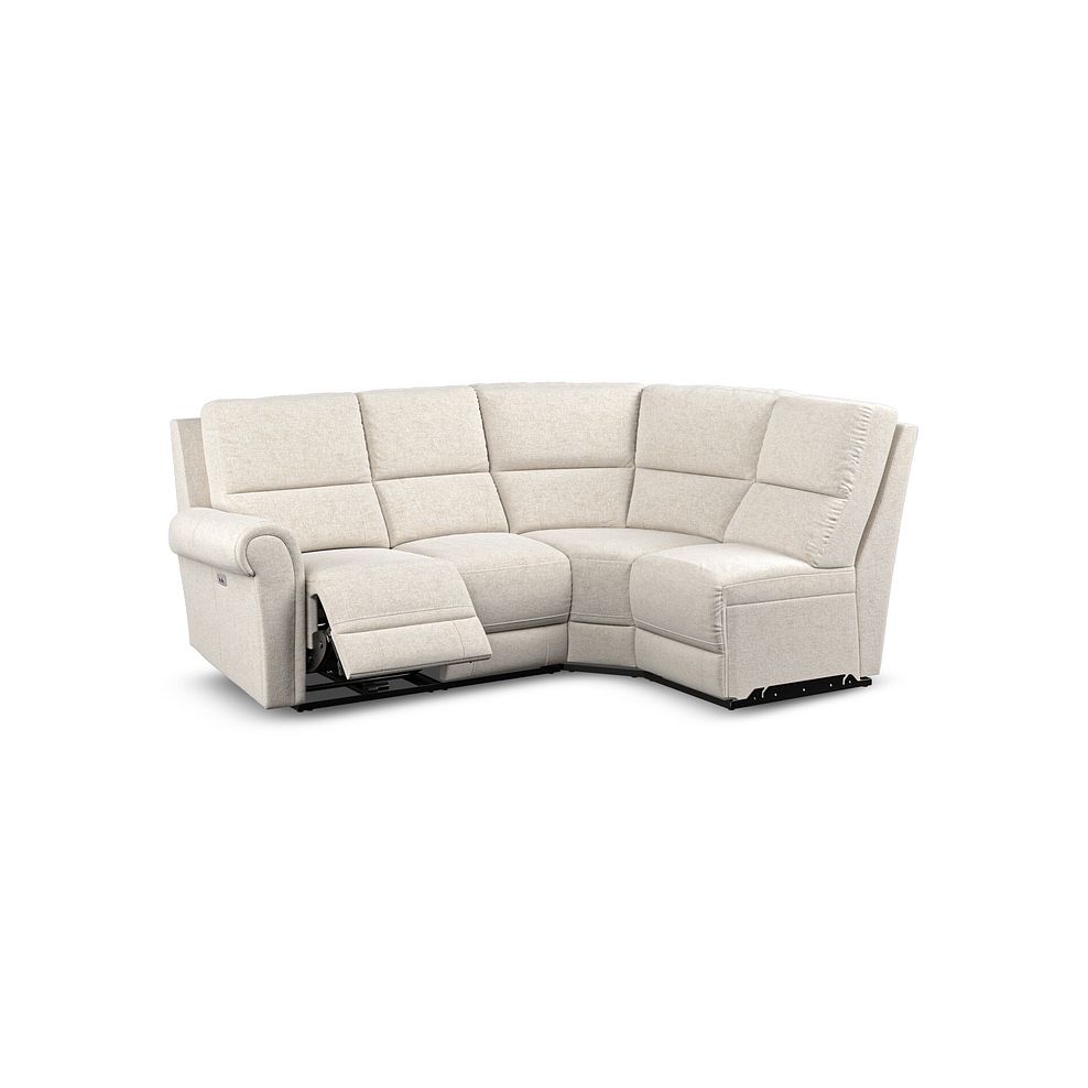 Colorado Electric Reclining Modular Group 4 in Hopsack Natural Fabric 3