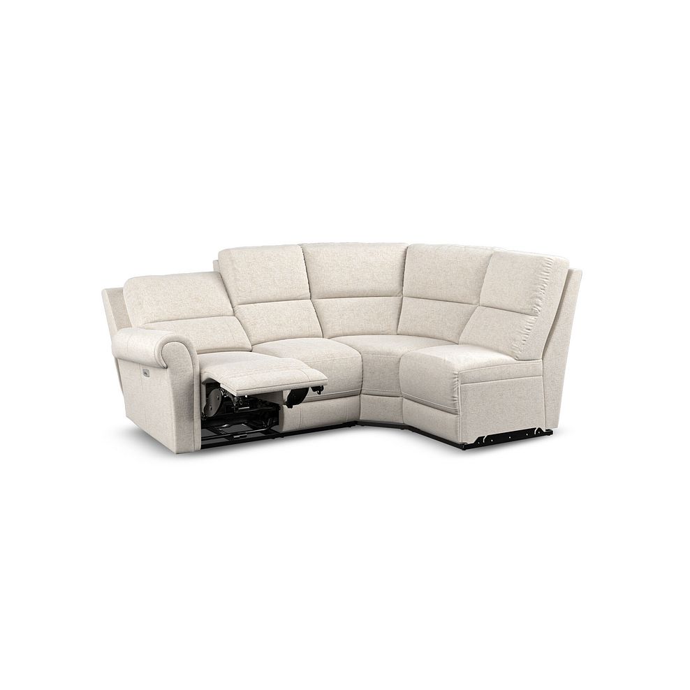 Colorado Electric Reclining Modular Group 4 in Hopsack Natural Fabric 4