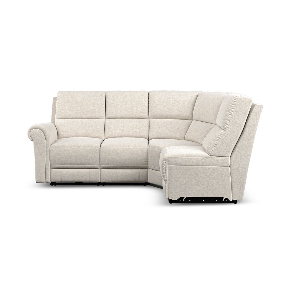 Colorado Electric Reclining Modular Group 4 in Hopsack Natural Fabric 5