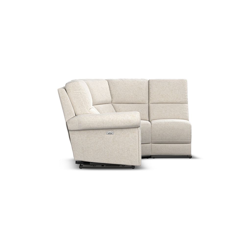 Colorado Electric Reclining Modular Group 4 in Hopsack Natural Fabric 7