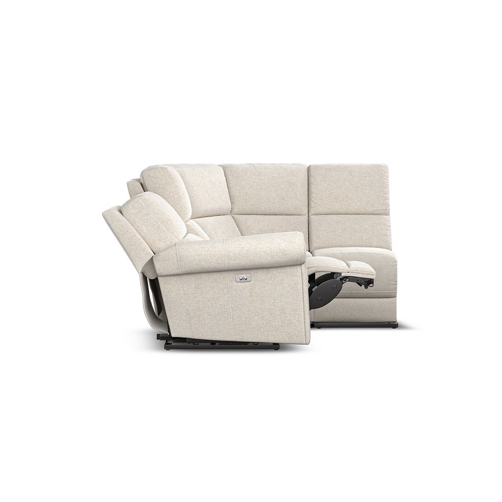 Colorado Electric Reclining Modular Group 4 in Hopsack Natural Fabric 8