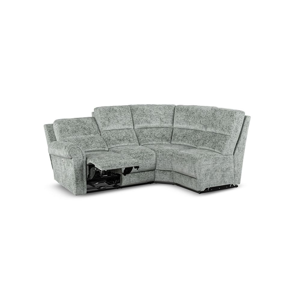 Colorado Electric Reclining Modular Group 4 in Hopsack Platinum Fabric 3